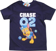 110 Koszulka bluzka chłopięca T-shirt PSI PATROL Chase PAW krótki rękaw