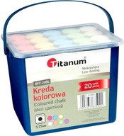 Kreda chodnikowa 5 kolorów 20 sztuk