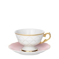 Teáscsésze csészealjjal Alaska Circus Pink Ćmielów