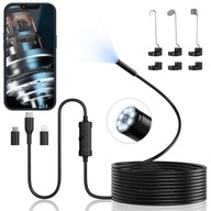 ENDOSKOP INŠPEKČNÁ KAMERA PRE ANDROID iOS 5 m 1920P HD 8 LED VODOTESNÁ