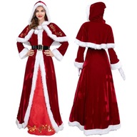 Módne dámske vianočné cosplay šaty v štýle vintage