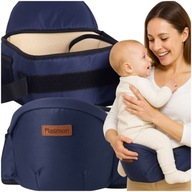 NOSIČ NA BOKY PRE DIEŤA ERGONOMICKÉ SEDADLO, TMAVOMODRÝ