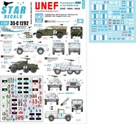 Star Decals 35-C1292 1/35 UNEF Peacekeepers
