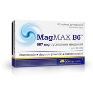 OLIMP MagMAX B6 B1 50tabs CITRÁT HOREČNATÁ KOSTI IMUNITA