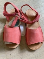 Sandały skórzane różowe Zara Baby Rozm. 25