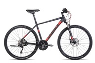 UNIBIKE ZETHOS GTS CZARNO-CZERWONY 2023 rama 17''