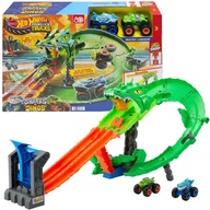 HOT WHEELS MONSTER TRUCKS DRÁHA AUTOMOBILOVÝ DRAČÍ PRETEK DRAGON DEMOLITION