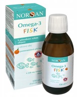 Norsan Omega-3 Kids 150 ml Naturalne kwasy omega-3 EPA DHA dla dzieci