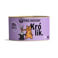 Mokra karma dla kota Paka Zwierzaka królik 0,2 kg