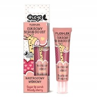 FLOS-LEK Vege Lip Care cukrowy scrub do ust nastrojowy wiśniowy 14 g