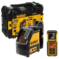 Laser krzyżowy zielony + dalmierz DeWalt DW0889CG