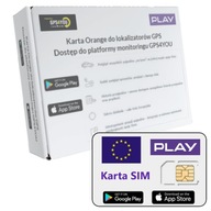 KARTA SIM PLAY do lokalizatora GPS Dostęp Do Serwera Monitoringu GPS4YOU