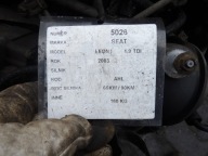 Seat Leon and 1,9TDI 66KW 90KM engine ALH