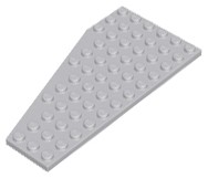 Lego 30356 skrzydło prawy 6x12 j. szary / Light Bluish Gray 1 szt N