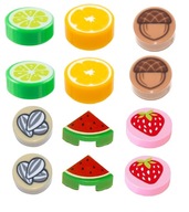 LEGO Étel szett 12db Gyümölcs Dió Lime Görögdinnye Eper Napraforgó