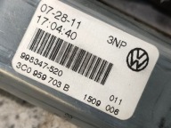 VW GOLF VI 08-13 KOMBI VARIANT mini motor windows rear left rear part 3C0959703B OE