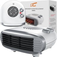 Ventilátoros hősugárzó LTC 2000 W fehér, szürke