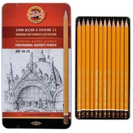 KOH-I-NOOR Zestaw ołówków do szkicowania ołówek 8B-2H 12 szt dla artystów