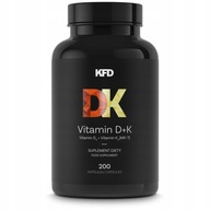 KFD Vitamín D3+K2 (MK-7 s natto), 200 kapsúl