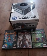Konsola Nintendo GameCube w BOXie z instrukcjami i grami! Mega zestaw!