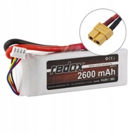 PAKIET REDOX LiPo 2600mAh 14,8V konektor XT-60 30C AKUMULATOR LI-PO