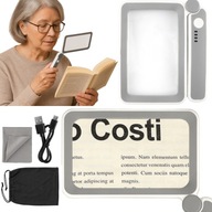 NAGYÍTÓ OLVASÁSHOZ 4X NAGYÍTÁS LED VILÁGÍTÁSSAL XXL