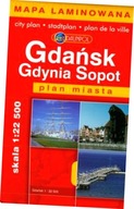 Gdańsk, Gdynia, Sopot plan miasta