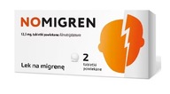 5x NOMIGREN 12,5 mg, lek przeciwmigrenowy 2 tab. ( 10 tabletek )