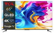 Telewizor TCL 65C645 QLED 4K Google TV HDR10 Atmos