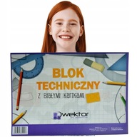 PAPIER BIELY ŠKOLSKÝ TECHNICKÝ BLOK UNIVERZÁLNY