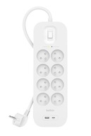 Belkin Listwa przeciwprzepięciowa 8gn USB A/C 2m