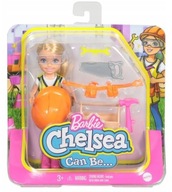 Barbie lalka Chelsea Majsterkowicz kariera GTN87