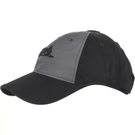 Čiapka so strieškou baseballová Helikon Logo Cap - čierna / Shadow Grey