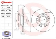 TARCZA HAMULCOWA BREMBO BRE 08.C241.20