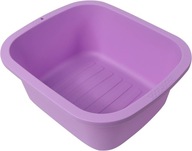 Miska panva plastová obdĺžniková fialová kúpeľňová veľká 17L