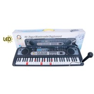 Keyboard MQ-6119L Organki, 61 Klávesy, Mikrofón, Učenie Hry