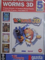 Kultowe gry komputerowe 5 gier Worms 3D... PC