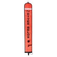 Scuba Diving Surface Marker Boja SMB Safety Gear Sausage Orange Signal