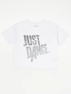 T-shirt koszulka DANCE CEKINY 116-122 cm 6-7 lat