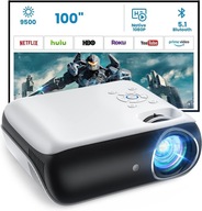 PROJEKTOR RZUTNIK 4K 9500LM KINO DOMOWE LED BLUETOOTH 5.1 TOPVISION