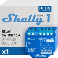 Shelly Plus 1 | Inteligentny przełącznik przekaźnikowy WiFi i Bluetooth.