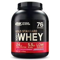 OPTIMUM NUTRITION WHEY GOLD STANDARD 2,27KG BIAŁA CZEKOLADA-MALINA BIAŁKO