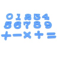 0~9 Čísla Matematické symboly Magnetická chladnička EVA modrá
