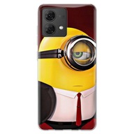 Etui do Motorola Moto G84 Wzory Minionek Kreskówka