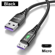 Black 2m 5A USB Type C Cable Fast Charging Cable For Samsung S22 USB Cable