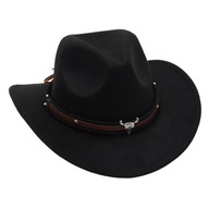 Kapelusz kowbojski Westernowy kapelusz kowbojski Performance czarny