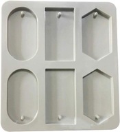 Silikónová forma na prívesky voskových tabuliek Živica Sviečky MF-415