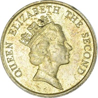 Moneta, Hong Kong, Elizabeth II, 10 Cents, 1985, R