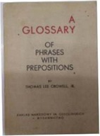 A Glossary Of Phrases With Prepositions -