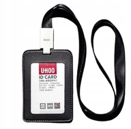 Etui Holder na kartę Smycz UHOO 6838 RFID 54x85 Black